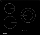 Электрическая варочная панель Maunfeld MVCE59.3HL.1DZ.R-BK