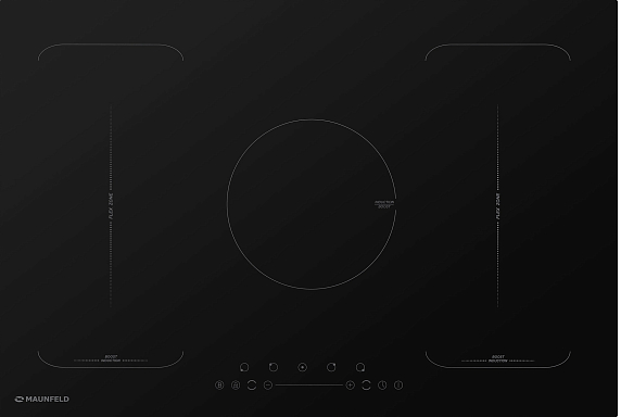 Индукционная варочная панель Maunfeld EVI.775-FL2-BK preview 1