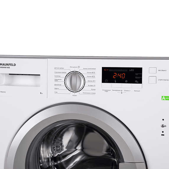 Встраиваемая cтиральная машина Maunfeld MBWM148S preview 12