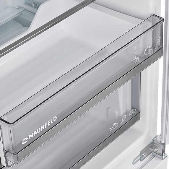 Встраиваемый холодильник Maunfeld MBF177NFFWGR Inverter preview 6