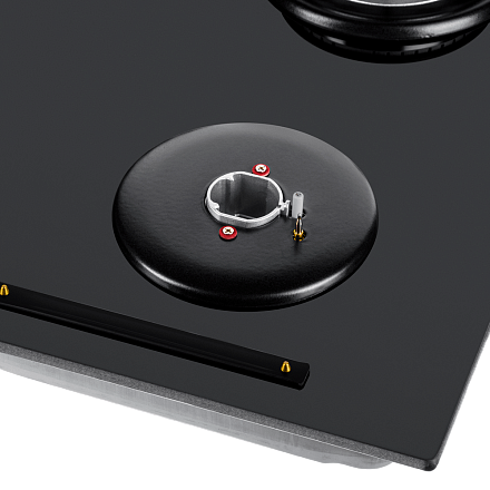 Газовая варочная панель Maunfeld EGHG.64.6CB/G preview 10