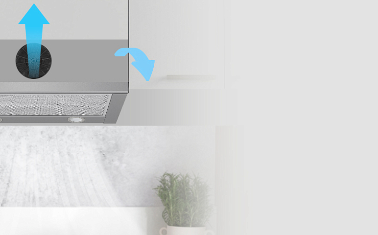 Установка вытяжки Maunfeld VS Fast Glass 60 бежевый