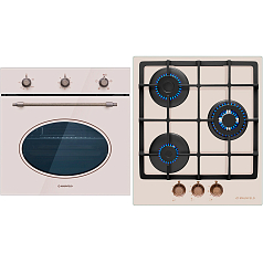 Комплект Maunfeld варочная панель EGHG.43.33CBG.R/G + духовой шкаф EOGC604RIB.MT