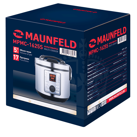 Мультиварка Maunfeld MPMC-1625S preview 15