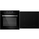 Комплект Maunfeld варочная панель EVI.594-FL2-BK + духовой шкаф EOEH.5811B
