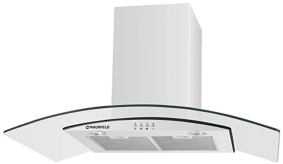 Вытяжка Maunfeld Ancona Plus 90 белый/прозрачное стекло preview 1
