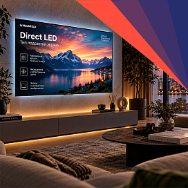 Равномерная подсветка (Direct LED)