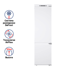 Встраиваемый холодильник Maunfeld MBF193SLFW
