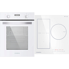 Комплект Maunfeld варочная панель CVI453SBWH + духовой шкаф EOEM516W