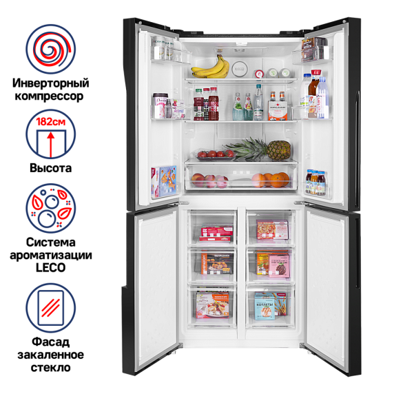 Холодильник Maunfeld MFF182NFBE preview 2