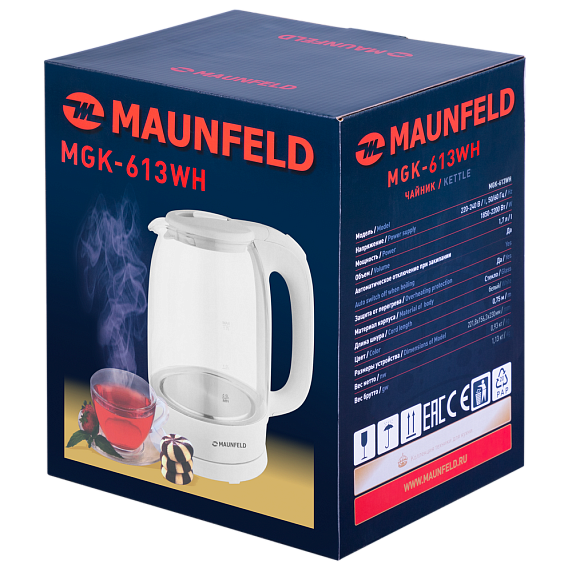 Чайник Maunfeld MGK-613WH preview 13