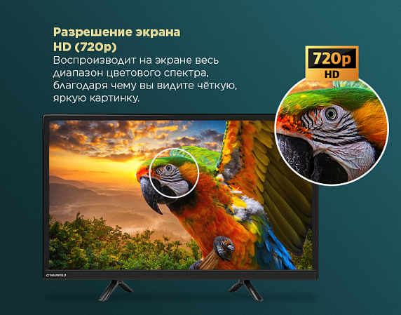 Телевизор Maunfeld MLT24H01, HD, 24" preview 12