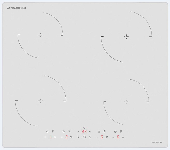 Индукционная варочная панель Maunfeld CVI604EXWH preview 1