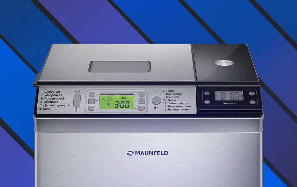 Инструкция по эксплуатации для хлебопечки Maunfeld MBM-900PW